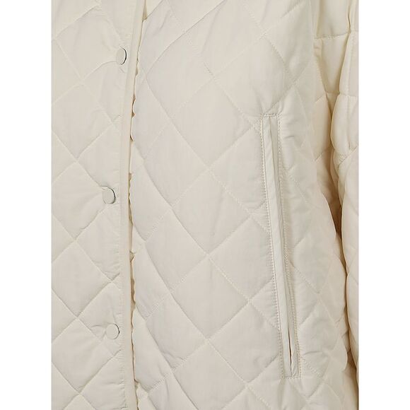 Sandbeige Women Quilted Nylon Jacket - Picture 3 of 3